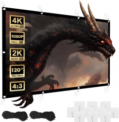 Projekčné plátno 120 palcov 4:3