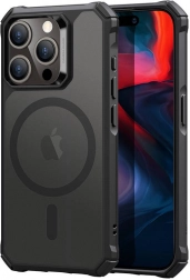 Puzdro ESR Air Armor pre iPhone 15 Pro s MagSafe, čierne