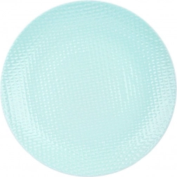 Keramický dezertný tanier Relief 21 cm, pastelovo zelený