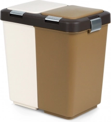 Plastový kôš na triedený odpad 2×10 l ORION
