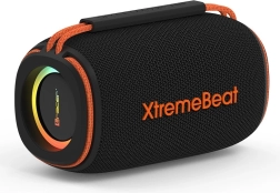 Bezdrôtový reproduktor Tracer XtremeBeat Mid TWS s RGB podsvietením – čierny