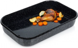 Smaltovaný obdĺžnikový pekáč 6 l, 42 × 27 × 7 cm