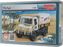 Stavebnica Monti System MS 17 Rallye Mercedes 1:48 v krabici 22x15x6 cm