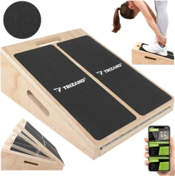 Drevená šikmá doska na preťahovanie lýtok TRIZAND