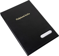 Podpisová kniha Hanibal čierna, 14 deliace listy