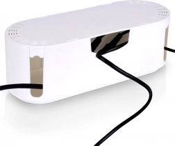 Biely organizér na káble s vetracími otvormi VILDE