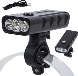 Svetlo na bicykel s funkciou powerbanky a LED CREE XM-L T6