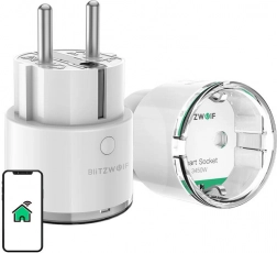inteligentná wifi zásuvka blitzwolf pro eu 3450 w s meraním spotreby