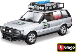 Kovový model auta 1:24 RANGE ROVER, strieborný