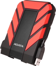 Externý odolný disk ADATA DashDrive Durable HD710 2 TB 2.5" USB 3.1 – Červená