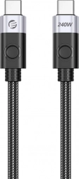 Orico USB‑C kábel 240 W, 1,5 m, čierny
