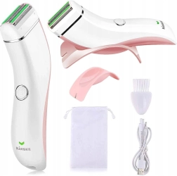 Dámsky bezdrôtový vodotesný holiaci strojček na telo