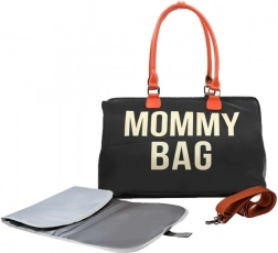 Taška pre mamičku Mommy Bag čierna s prebaľovacou podložkou