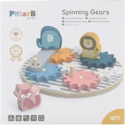 Drevené ozubené kocky pre deti so zvieratkami