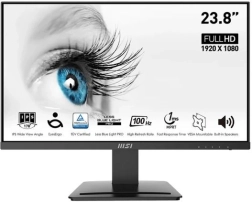 Msi pro mp243x 24" led monitor fhd 100 hz čierny