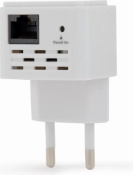 Zosilňovač signálu Wi-Fi 300 Mbps biely Gembird