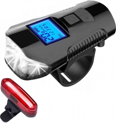 maltrack cyklistická sada svetiel exonum 3000 4v1 predné + zadné