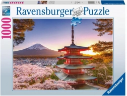 Ravensburger puzzle výhľad na Fudži a sakury 1000 dielikov