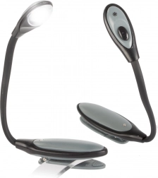 Flexibilná LED lampička na čítanie s klipom