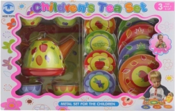 Plechová čajová súprava