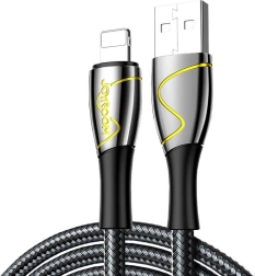 USB kábel pre Lightning Joyroom 2,4A 2m čierny