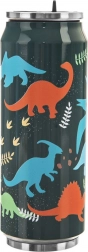 Termohrnček v tvare plechovky s dinosaurami 500 ml