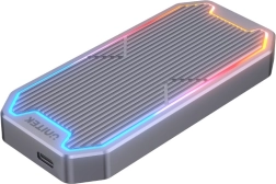 Puzdro na disk M.2 SSD s RGB, USB 3.2 Gen2