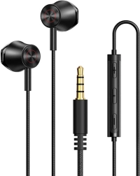 Drôtové in-ear slúchadlá Mcdodo s 3,5 mm jackom – čierne