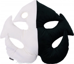 Dekoratívny plyšový vankúš v tvare listu – Typ 2