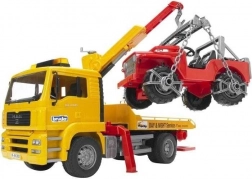 Bruder odťahové vozidlo MAN a terénny Jeep