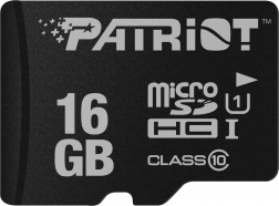 Pamäťová karta Patriot microSDHC 16GB LX Series
