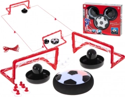 Levitačný futbalový hoverball s bránkami – stolný air hockey set