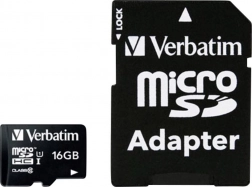 MicroSDHC karta 16GB Class 10 UHS-I s adaptérom