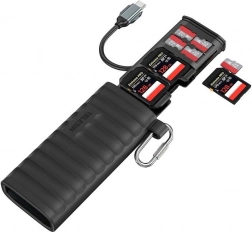 Multifunkčná čítačka kariet SD a TF Telesin