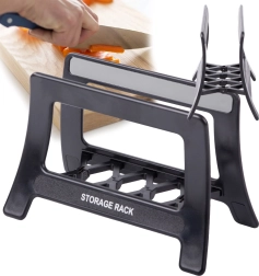 Kuchynský organizér na doštičky a pokrievky