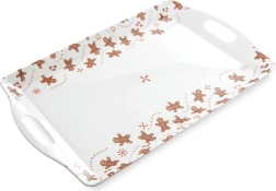 Servírovací tácka s motívom perníčkov 37,5 × 23 cm