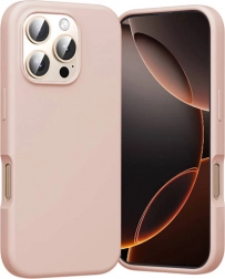 Silikónové puzdro Vention pre iPhone 16 Pro s MagSafe (ružové)