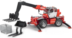 Bruder teleskopický manipulátor MANITOU MRT 2150 s príslušenstvom 1:16