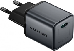 Vention GaN USB‑C nabíjačka 20 W – sivá