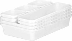 Ag641c modulárny 8-dielny organizér biely