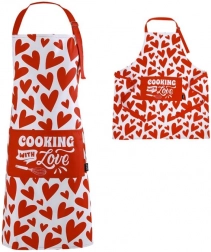 Zástera v tube s motívom srdiečok