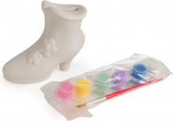 Kreatívna sada Pokladnička topánočka na vymaľovanie