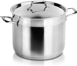 Nerezový hrniec s pokrievkou ANETT 22 cm, 6,5 l