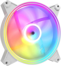 Biely 140 mm ARGB ventilátor Volcano Apex
