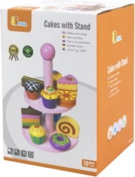 Drevené tortičky so stojanom