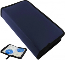 Puzdro na 80 CD/DVD v modrej farbe