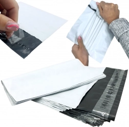 Polyetylénové poštové obálky biele 500 × 600 mm, balenie 50 ks