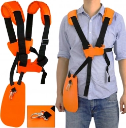 Nastaviteľný pohodlný postroj na benzínové kosy