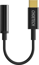 Adaptér Choetech AUX003 Adaptér USB‑C na 3,5 mm audio jack (čierny)