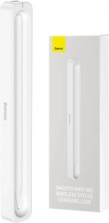 Bezdrôtové nabíjacie puzdro pre stylus BASEUS Smooth Writing – biele